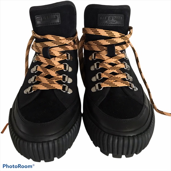 Rag & Bone Army Hiking Sneakers Boots Shoes Low Top Canvas Lace Up NWOT 38.5 - Picture 16 of 16